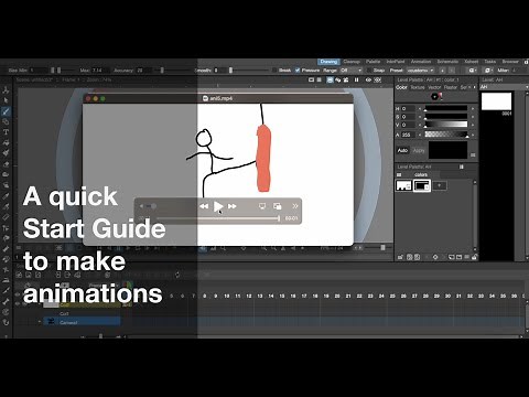 A quick start guide to make animations OpenToonz