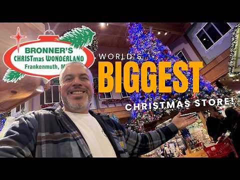 Inside the World’s Largest Christmas Store! Bronner’s Christmas Wonderland in Frankenmuth, MI