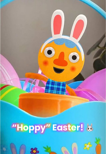 Happy (hoppy) Easter! 🐣 🐰🌷🌱☀️🎶🌈❤️ #easter #happyeaster #toddlerlife #preschool #parents #easterbunny #surprise #animation #cartoon #springchicks #easterbunny #noodleandpals #supersimple #supersimplesongs #foryou
