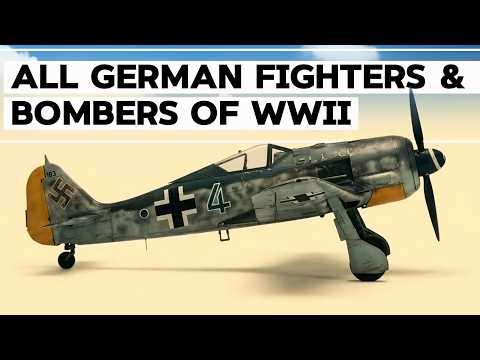 All German Fighters and Bombers of WWII Explained | Complete Luftwaffe Aircraft Guide