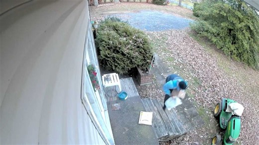 Caught on cam: Amazon delivery driver appears to steal other packages off stoop