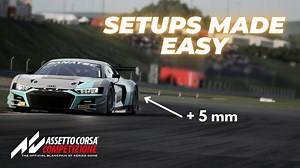 Car setup solver 3 steps