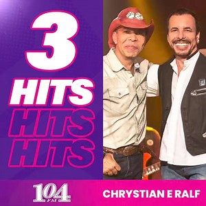 6 comments |  Qual desses sucessos de Chrystian & Ralf é o seu favorito? 樂 1- Sou Eu 2- Sensível Demais 3- Nova York Todos esses hits você encontra na Rádio 104 FM! A estação do seu rádio! Whatsapp: (51) 92378941  FM 104,1  www.radio104.com.br #radio104fm #radio #sertanejo #musica #aovivo #artistas #PortoAlegre #sucessos #hits #chrystianeralf | Rádio 104 FM | Facebook