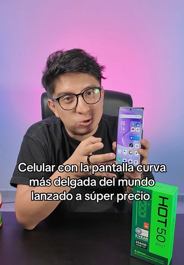 Infinix Hot 50 Pro : Pantalla Curva y Precio Atractivo