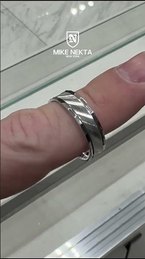 Benji Men's Wedding Ring in Sterling Silver 7MM