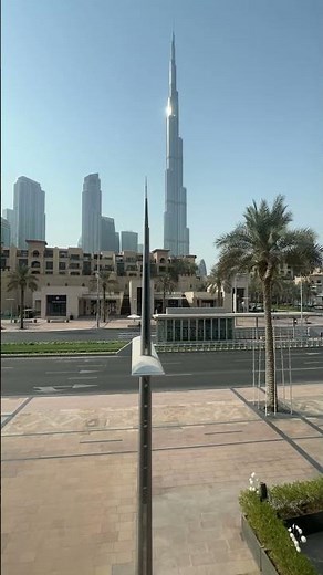 Dubai from the Top | Stunning Burj Khalifa Views in 4K #shorts