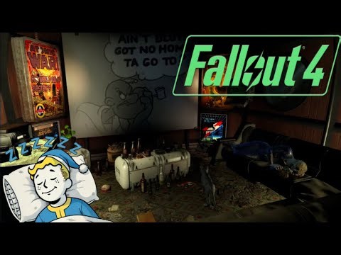 ☢️ Fallout 4 Camper Ambience — Vintage Cartoons, Rain on Roof, Thunderstorm & Cozy Jazz 🎶🌧️