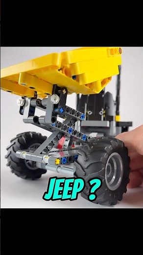 LEGO Technic 42122 Jeep turns into Dumper - same set! #legotechnic #legomoc #alt build #lego42122