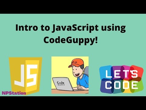 Intro to JavaScript using CodeGuppy!