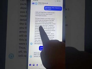 How to unlock sim card and access PUK Code using GlobeOne App and Messenger.