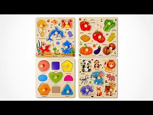 Learn Animals Names, Shapes & Colors with New Activity Puzzle | Preschool Video for Toddlers