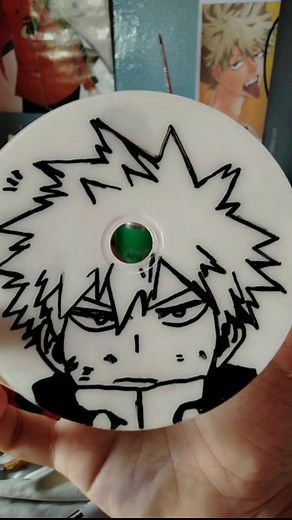 Creative DIY: Anime CD Painting for Otaku Fans