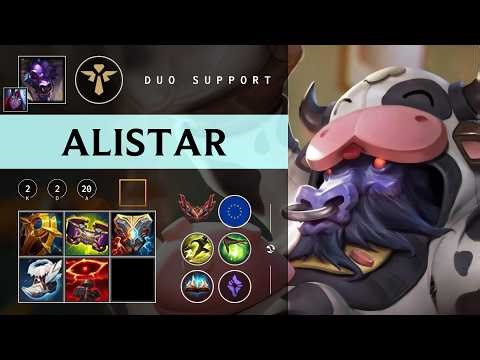 Alistar Support vs Rakan - EUW Grandmaster Patch 26.02
