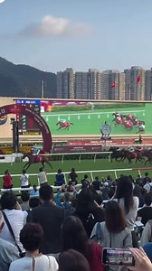 The Sha Tin crowd roars home ROMANTIC WARRIOR and @mcdonald.james in the G2 Jockey Club Cup! #HKRacing | #ロマンチックウォリアー | Hong Kong Racing