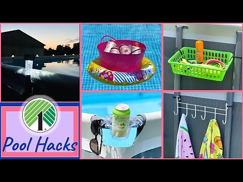 ☀️ 7 GENIUS DOLLAR TREE DIY SUMMER HACKS FOR YOUR POOL