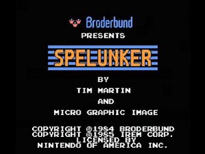 Spelunker (NES) Music - Game Over