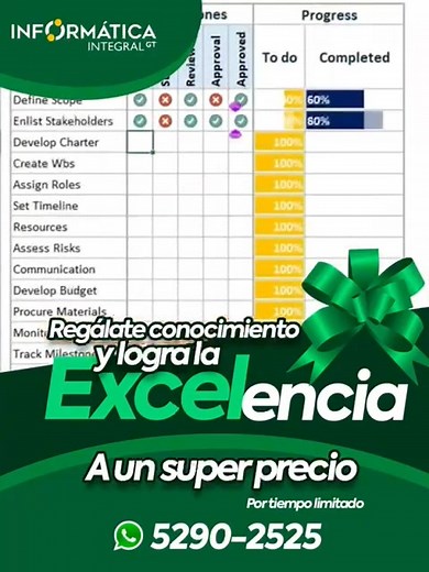 Hoy lunes empieza intermedio y avanzado, mañana básico, empieza a estudiar antes que termine el año💪🏼 | Informática Integral GT