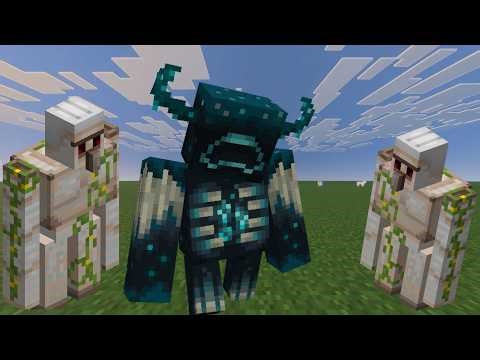 How many iron golems does it take to kill a warden?