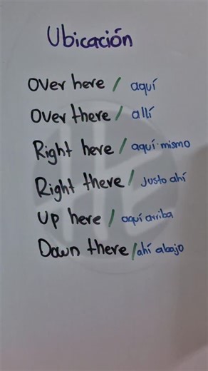 11K views · 119 reactions |  ¿Cómo se dice OVER HERE, OVER THERE y RIGHT THERE en inglés?  Aprende fácil #English | El Profesor Hernán | Facebook