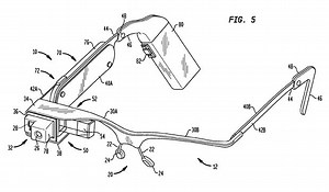Patent diagrams of Google Glass show a new, detailed view