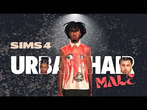 50 + Urban Male Hair CC Folder Sims 4 #sims4cc #sims4urbancc