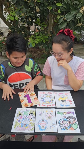 Flip over the numbered card.