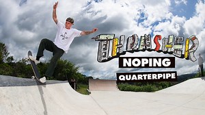 Kanfoush heads into the hills to build out a perfect noping quarterpipe at Metro Skate Camp. Learn the techniques, then watch Austin, Akerley, Woolf, and a couple SOTYs break it in. | Thrasher Magazine