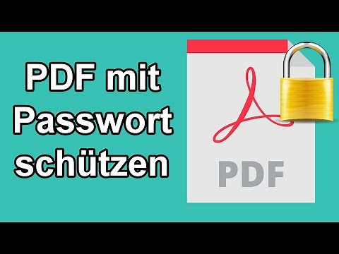 PDF Datei mit Passwort schützen Anleitung