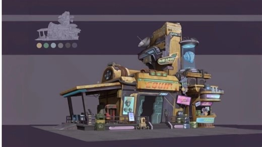 【Maya建模】从拉box开始教你，“街边店铺”模型布线技巧讲解