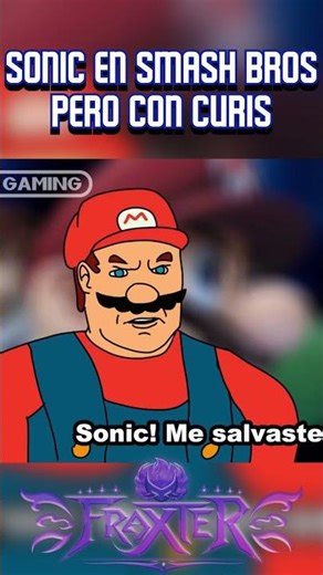 Sonic in Super Smash Bros. but with Curis 👀 | Spanish Fandub | #sonicthehedgehog #sonic #memes