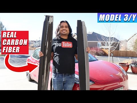 Tesla Model 3 & Y - NEW Complete Dash Replacement With REAL Carbon Fiber (Accessory Guide 2021)