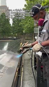 #BTS look at how we care for the names on the #911Memorial. #NeverForget #911Museum #NYC