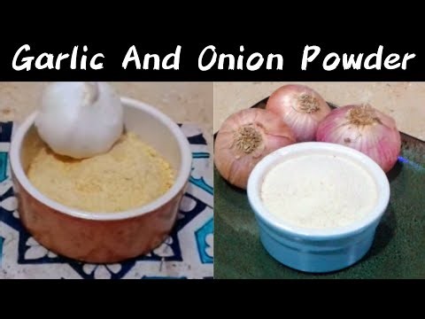 Stop Buying Garlic & Onion Powder ! Make It at Home | How to make garlic and onion powder