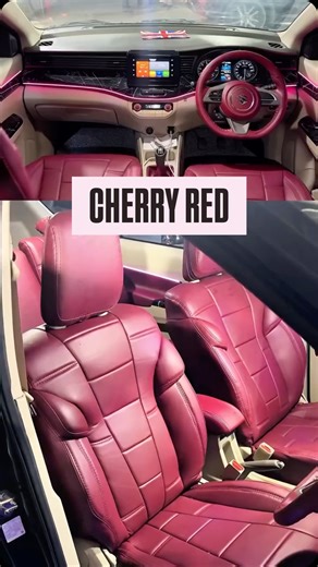 Dharti Auto Accessories on Instagram: "Maruti Suzuki Ertiga gets a stunning Custom Interior makeover in Cherry Red at Dharti Auto Accessories, Gandhinagar! 😍 #MarutiSuzukiErtiga #CustomInterior #CherryRed #DhartiAutoAccessories #GandhinagarAuto CarCustomization InteriorDesign CarGoals ErtigaLovers AutoAccessories"