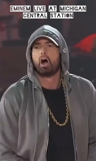 Eminem live at michigan central station #eminem #grammys
