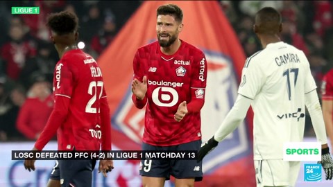 Ligue 1 : Lille defeat Paris FC as Olivier Giroud scores brace