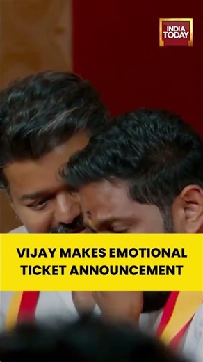 Tamil Nadu Elections: Vijay Gives Driver’s Son Ticket, Emotional Stage Moment Goes Viral