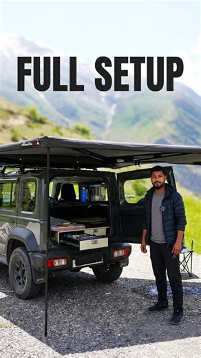 Jimny 5 Door Full Camping Setup 🚙 | Car Camping India
