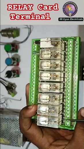 Relay Card Terminal Explained #sensor #electrical