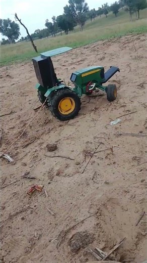 Mini John Deere tractor PVC working how to make