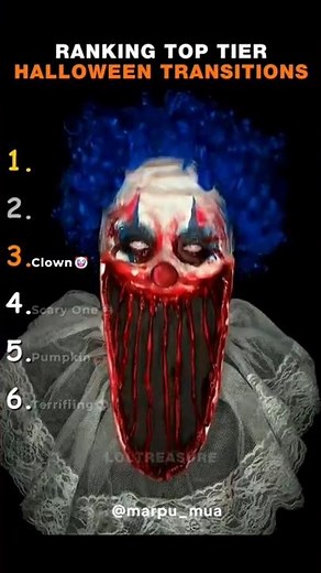 Ranking Top TierHalloween Transitions (scary one ) #halloween