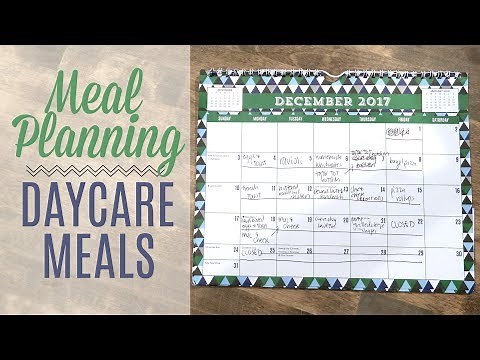 Planning Meals for a Daycare | DAYCARE DAY