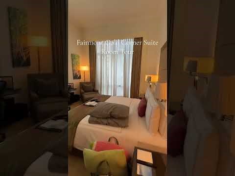 Fairmont Gold Corner SuiteRoom Tour. Is it worth it? Let's check this out? #thecristobals