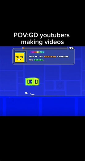 POV:GD youtubers making videos #geometrydash