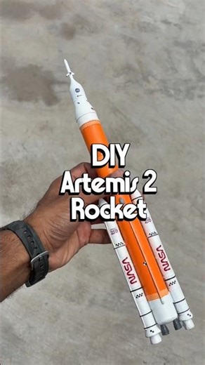 NASA's Artemis 2 Rocket Model | DIY #Artemis2