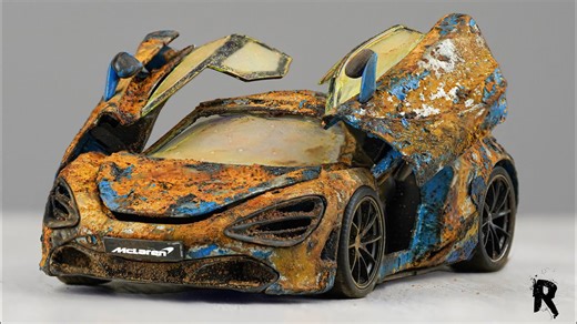 Restoration Ruined Mclaren Sports Car Restoration