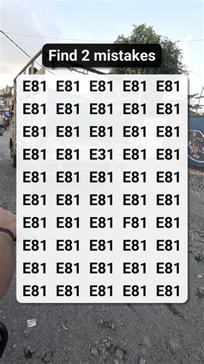 Can you find 2 mistakes in this E81s? #riddles #puzzlegame | Ajay’s Brainteaser