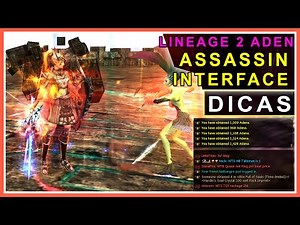Lineage 2 Assassin - Dicas Interface | Principais Funções: Menu, Chat, Janela de Itens e Muito Mais!