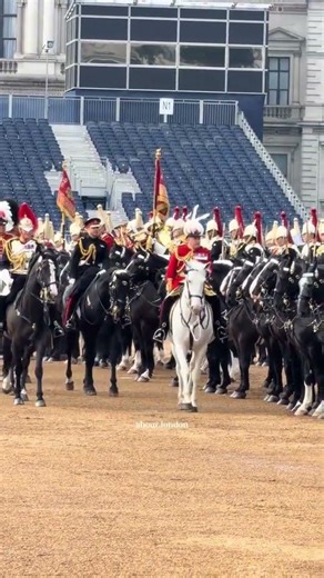 170 Horses Parade in London Ahead of King’s Birthday Parade 🇬🇧🐎