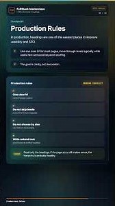 HTML Elements: Headings - Headings and Page Outline #Shorts